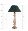Green Cotton Table Lamp