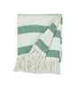 Green Cotton Throw