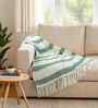 Green Cotton Throw