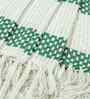 Green Cotton Throw