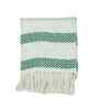 Green Cotton Throw
