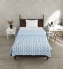 Blue Cotton Traditional 220 GSM Double Bed Dohar