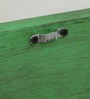 Green Distress Color Handpainted Engineered Wood Carving Jharokha Frame