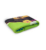 Green Dora Cotton 47 x 24 Inch Kids Towel 1 Pc