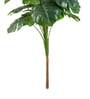 Green Dracaena Artificial Silk Plant Without Pot