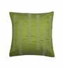 Green Embroidered ( Set of 2 ) Cushion covers 16x16 Inch Alina decor