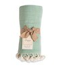 Green Evergreen Cotton Reversible Kids Blanket