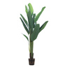 Green Fabric Artificial Banana Plant without Pot