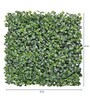 Green Fabric Artificial PVC Eucalyptus Boxwood Wall Mat