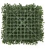 Green Fabric Artificial PVC Eucalyptus Boxwood Wall Mat