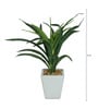 Green Fabric Yucca Artificial Plant with Pot