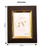 Green Faux Leather Wall And Tabletop Photo Frame 5X7Inches