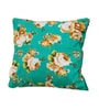 Green Floral 100% Cotton 16 x 16 Inches Cushion Cover