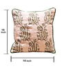 Green Traditional 100% Cotton 16 x 16 Inches Cushion Cover