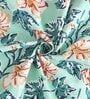 Green Floral 144 TC 100% Cotton Single Bed Sheet with Pillow Cover