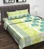 Green Floral 144 TC Cotton 4Pcs Bed in a Bag Classic Marigold Collection