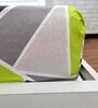 Green Floral 144 TC Cotton Double Fitted Bedsheet with 2 Pillow Covers