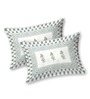 Grey Cotton Floral 150 GSM  Single reversible Reversible Bed Dohar