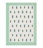 Green Floral 144 TC Cotton King Bedsheet and 2 Pillow Cover