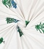 Green Floral 144 TC Cotton King Bedsheet and 2 Pillow Cover