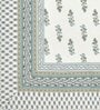Grey Cotton Floral 150 GSM  Single reversible Reversible Bed Dohar