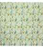 Green Floral 144 TC Cotton Single Bed Sheet Bedsheet 1 Pillow Prime Collection