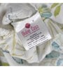 White Floral 144 TC Cotton Single Fitted Bedsheet With 1 Pillow Cover