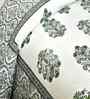 Green Floral 180 TC Cotton  King Sized Bedsheet with 2 Pillow Covers