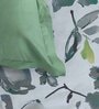 Green Floral 180 TC Cotton King Sized Bed Sheets with 2 Pillow Covers