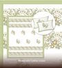 Green Floral 200 TC Cotton King Sized Bedsheet with 2 Pillow Covers