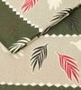 Green Floral 210 TC Cotton Queen Sized 1 Double Bedsheet 2 Pillow Covers