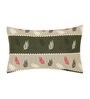 Green Floral 210 TC Cotton Queen Sized 1 Double Bedsheet 2 Pillow Covers
