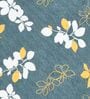 Green Floral 260 Tc Polycotton King Fitted Bedsheet With 2 Pillow Covers