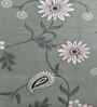 Green Floral 290 Tc Cotton Single Bedsheet With 1 Pillow Cover
