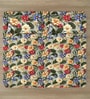 Green Floral 7D King Size Cotton Blend Double Bedsheet with 2 Pillow Covers