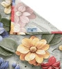 Green Floral 7D King Size Cotton Blend Double Bedsheet with 2 Pillow Covers