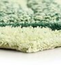 Green Floral Cotton 31.5x20 Inches Max Absorbant Bath Mat