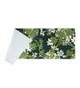 Green Floral Polyester AntiSkid Bathmat