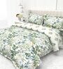 Green Forest 4-Piece Combo Of Double Bed AC Comforter & Bedsheet Set