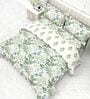 Green Forest 4-Piece Combo Of Double Bed AC Comforter & Bedsheet Set