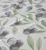 Green Fruit Print 200 TC Cotton Double Bed Sheet with 2 Pillow Covers Sensory Bloom Collection