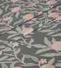 Green Fruit Print 200 TC Cotton Double Bed Sheet with 2 Pillow Covers Sensory Bloom Collection