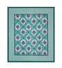 Green Floral 200 TC Cotton Double Queen Sized Bedsheet With 2 Pillow Covers