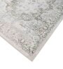 Green Geometric 4X6 Machine Made Carpet