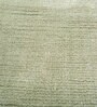 Green Geometrical Bamboo Silk 6 ft X 9 ft Hand Woven Carpet