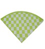 Green Geometrical Cotton 6 ft x 6 ft Hand Woven Picnic Mats