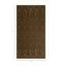 Green Geometrical Wool 5 ft X 8 ft Flat Weaves