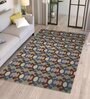 Multicolor Geometrical Wool and Cotton 5 x 8 Feet Hand tufted Carpet