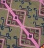 Multicolor Geometrical Wool and Cotton 5 x 8 Feet Hand tufted Carpet