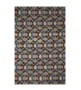 Multicolor Geometrical Wool and Cotton 5 x 8 Feet Hand tufted Carpet